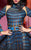 MNM COUTURE - 2480 High Neck Long Sleeves Evening Gown with Overskirt In Multi-Color