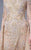 MNM COUTURE - K3644 Bedazzled Off-Shoulder Ballgown With Train in Gold