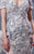 MNM COUTURE - K3651 Embroidered Off-Shoulder Mermaid Dress With Train In Gray