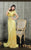 MNM Couture - 5679 Ruched Asymmetric Sheath Dress In Yellow