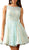 Lace Illusion Jewel A-line Cocktail Dress