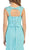 May Queen - MQ-1217 Lace V-neck Trumpet Evening Dress