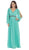 May Queen - Split Bishop Sleeve Chiffon Formal Dress