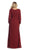 Split Bishop Sleeve Chiffon Formal Dress