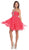 May Queen - Sassy Strapless Sequined Cocktail Dress