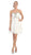 May Queen - Sassy Strapless Sequined Cocktail Dress