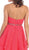 May Queen - Sassy Strapless Sequined Cocktail Dress