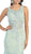 Lace Scoop Trumpet Evening Dress