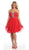 May Queen - Sassy Strapless Sequined Cocktail Dress