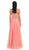 Crystal Flourished Chiffon Long Prom Gown