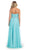 Crystal Flourished Chiffon Long Prom Gown