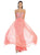 Crystal Flourished Chiffon Long Prom Gown