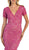 Lace V-neck Sheath Evening Dress