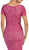 Lace V-neck Sheath Evening Dress