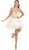 May Queen - Crystal Embellished Strapless A-Line Cocktail Dress