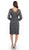 May Queen - Scalloped V-Neck Knee Length Lace Cocktail Dress