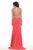 Bedazzled Bateau Sheath Evening Dress