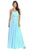 Strapless Sweetheart Rhinestone Chiffon Prom Dress