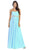 May Queen - Strapless Sweetheart Rhinestone Chiffon Prom Dress