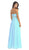 Strapless Sweetheart Rhinestone Chiffon Prom Dress