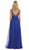 Dazzling Sleeveless Beaded and Laced Scoop Neck A-Line Evening Dress