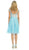 Dreamy Illusion Cap Sleeve A-Line Cocktail Dress