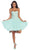 Strapless Laced Sweetheart A-Line Cocktail Dress