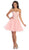 Strapless Laced Sweetheart A-Line Cocktail Dress