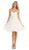 Strapless Laced Sweetheart A-Line Cocktail Dress