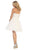 Strapless Laced Sweetheart A-Line Cocktail Dress