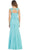 Lace V-neck Trumpet Evening Dress