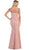 Lace V-neck Trumpet Evening Dress