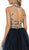 May Queen - Halter Embellished Bodice Two-Piece Cocktail Dress
