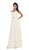 Jeweled V-Neck Chiffon A-Line Prom Dress