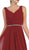Jeweled V-Neck Chiffon A-Line Prom Dress