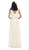 Jeweled V-Neck Chiffon A-Line Prom Dress