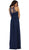 May Queen - Pleated Illusion Halter A-line Evening Dress