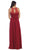 May Queen - Pleated Illusion Halter A-line Evening Dress
