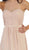 Pleated Illusion Halter A-line Evening Dress