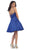 Floral Illusion Halter A-line Cocktail Dress