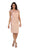 Cap Sleeve Sequined Lace Cocktail Dress