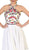 Halter Floral Embroidered Cocktail Dress