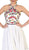 May Queen - Halter Floral Embroidered Cocktail Dress