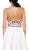 Halter Floral Embroidered Cocktail Dress