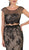 Two Piece Scoop Lace and Mesh Evening Gown