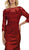 Beaded Illusion Bateau Trumpet Evening Dress