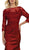 May Queen - MQ1501 Beaded Illusion Bateau Trumpet Evening Dress