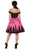 May Queen - MQ1504 Two Piece Off-Shoulder Cocktail Dress In Black and Pink