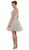 Embellished Jewel A-line Homecoming Dress