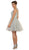May Queen - Embellished Jewel A-line Homecoming Dress